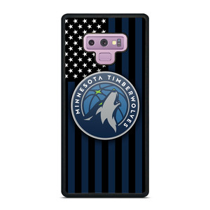 MINNESOTA TIMBERWOLVES NBA USA FLAG Samsung Galaxy Note 9 Case Cover