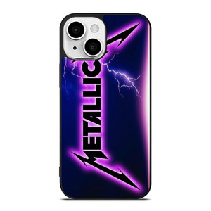 METALLICA ROCK BAND VIOLET LIGHTNING iPhone 13 Mini Case Cover METALLICA ROCK BAND VIOLET LIGHTNING iPhone 13 Mini Case Cover