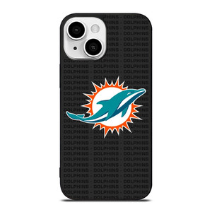 MIAMI DOLPHINS FOOTBALL TEXT iPhone 13 Mini Case Cover