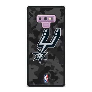 SAN ANTONIO SPURS BLACK CAMO Samsung Galaxy Note 9 Case Cover