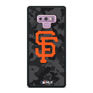 SAN FRANCISCO GIANTS BASEBALL BLACK CAMO Samsung Galaxy Note 9 Case Cover