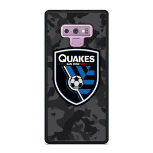 SAN JOSE EARTHQUAKES MLS BLACK CAMO Samsung Galaxy Note 9 Case Cover