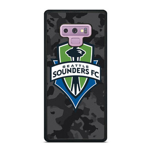 SEATTLE SOUNDERS FC MLS BLACK CAMO Samsung Galaxy Note 9 Case Cover