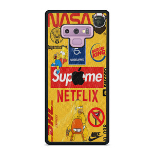 SUPREME NETFLIX COLLAGE Samsung Galaxy Note 9 Case Cover