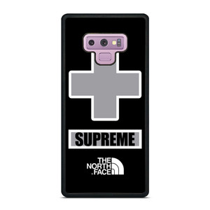 SUPREME X THE NORTH FACE GREY Samsung Galaxy Note 9 Case Cover