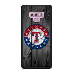 TEXAS RANGERS BASEBALL MLB WOOD LOGO Samsung Galaxy Note 9 Case Cover