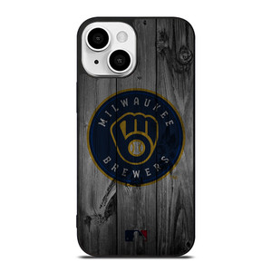 MILWAUKEE BREWERS BASEBALL MLB WOOD LOGO iPhone 13 Mini Case Cover MILWAUKEE BREWERS BASEBALL MLB WOOD LOGO iPhone 13 Mini Case Cover
