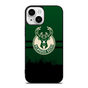 MILWAUKEE BUCKS NBA SKYLINE iPhone 13 Mini Case Cover MILWAUKEE BUCKS NBA SKYLINE iPhone 13 Mini Case Cover