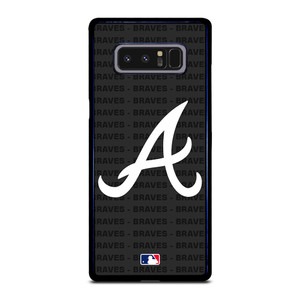 ATLANTA BRAVES BASEBALL BLACK Samsung Galaxy Note 8 Case Cover ATLANTA BRAVES BASEBALL BLACK Samsung Galaxy Note 8 Case Cover