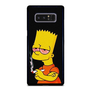 BART SIMPSONS WEEDS CIGARATTE Samsung Galaxy Note 8 Case Cover