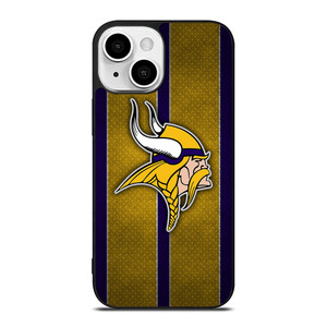 MINNESOTA VIKINGS NFL METAL STRIPE iPhone 13 Mini Case Cover