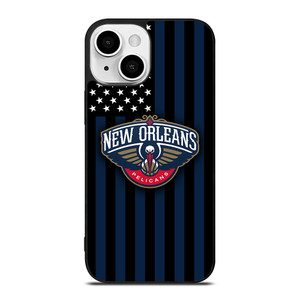 NEW ORLEANS NBA USA FLAG iPhone 13 Mini Case Cover