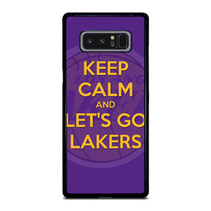 KEEP CALM AND GO LAKERS Samsung Galaxy Note 8 Case Cover