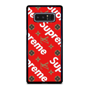 LOUIS VUITTON X SUPREME RED Samsung Galaxy Note 8 Case Cover