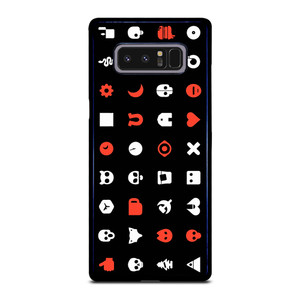 LOVE DEATH AND ROBOTS PATTERN Samsung Galaxy Note 8 Case Cover