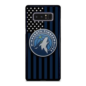 MINNESOTA TIMBERWOLVES NBA USA FLAG Samsung Galaxy Note 8 Case Cover
