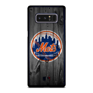 NEW YORK METS BASEBALL MLB WOOD LOGO Samsung Galaxy Note 8 Case Cover