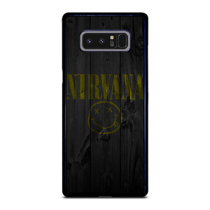 NIRVANA ROCK BAND WOODEN LOGO Samsung Galaxy Note 8 Case Cover