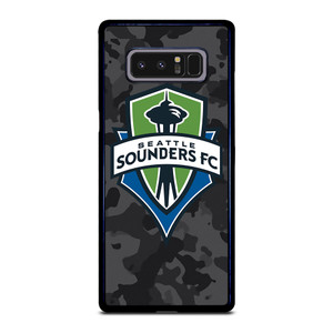 SEATTLE SOUNDERS FC MLS BLACK CAMO Samsung Galaxy Note 8 Case Cover