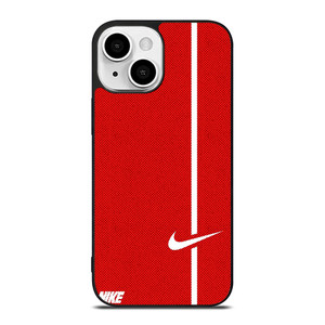 NIKE LOGO RED STRIPE iPhone 13 Mini Case Cover NIKE LOGO RED STRIPE iPhone 13 Mini Case Cover