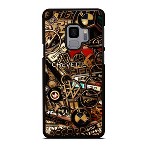 ALL CARS METAL LOGO Samsung Galaxy S9 Case Cover ALL CARS METAL LOGO Samsung Galaxy S9 Case Cover