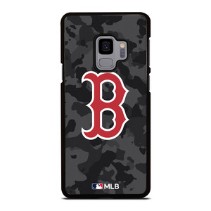 BOSTON RED SOX BASEBALL BLACK CAMO Samsung Galaxy S9 Case Cover