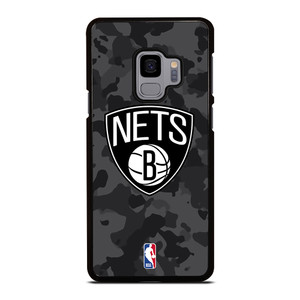 BROOKLYN NETS BLACK CAMO Samsung Galaxy S9 Case Cover BROOKLYN NETS BLACK CAMO Samsung Galaxy S9 Case Cover