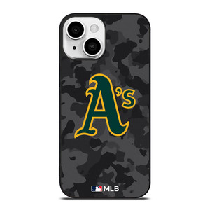 OAKLAND ATHLETICS BASEBALL BLACK CAMO iPhone 13 Mini Case Cover