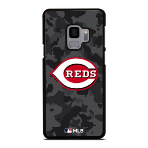 CINCINNATI REDS BASEBALL BLACK CAMO Samsung Galaxy S9 Case Cover CINCINNATI REDS BASEBALL BLACK CAMO Samsung Galaxy S9 Case Cover