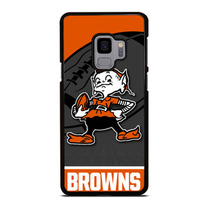 CLEVELAND BROWNS NFL TEAM Samsung Galaxy S9 Case Cover CLEVELAND BROWNS NFL TEAM Samsung Galaxy S9 Case Cover