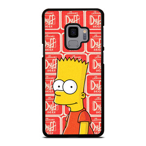 DUFF BEER BART SIMPSONS Samsung Galaxy S9 Case Cover DUFF BEER BART SIMPSONS Samsung Galaxy S9 Case Cover