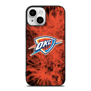 OKLAHOMA CITY THUNDERS BASKETBALL NBA FIRE iPhone 13 Mini Case Cover OKLAHOMA CITY THUNDERS BASKETBALL NBA FIRE iPhone 13 Mini Case Cover