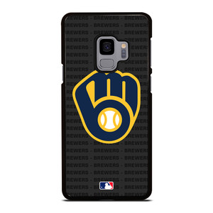 MILWAUKEE BREWERS BASEBALL BLACK Samsung Galaxy S9 Case Cover