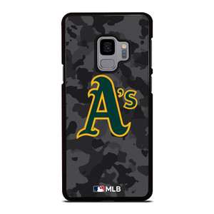 OAKLAND ATHLETICS BASEBALL BLACK CAMO Samsung Galaxy S9 Case Cover