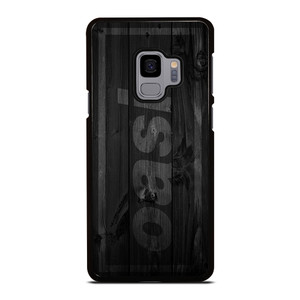 OASIS ROCK BAND WOODEN LOGO Samsung Galaxy S9 Case Cover