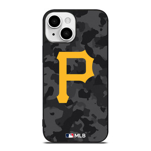 PITTSBURGH PIRATES BASEBALL BLACK CAMO iPhone 13 Mini Case Cover PITTSBURGH PIRATES BASEBALL BLACK CAMO iPhone 13 Mini Case Cover