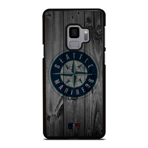 SEATTLE MARINERS BASEBALL MLB WOOD LOGO Samsung Galaxy S9 Case Cover