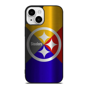 PITTSBURGH STEELERS NFL FOOTBALL METAL iPhone 13 Mini Case Cover PITTSBURGH STEELERS NFL FOOTBALL METAL iPhone 13 Mini Case Cover