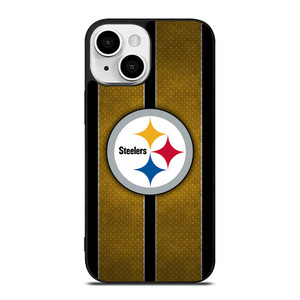 PITTSBURGH STEELERS NFL METAL STRIPE iPhone 13 Mini Case Cover