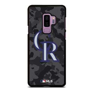 COLORADO ROCKIES BASEBALL BLACK CAMO Samsung Galaxy S9 Plus Case Cover