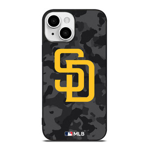 SAN DIEGO PADRES BASEBALL BLACK CAMO iPhone 13 Mini Case Cover