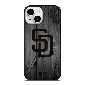 SAN DIEGO PADRES BASEBALL MLB WOOD LOGO iPhone 13 Mini Case Cover SAN DIEGO PADRES BASEBALL MLB WOOD LOGO iPhone 13 Mini Case Cover