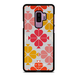 KATE SPADE JACQUARD PINK YELLOW Samsung Galaxy S9 Plus Case Cover KATE SPADE JACQUARD PINK YELLOW Samsung Galaxy S9 Plus Case Cover