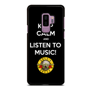 KEEP CALM AND LISTEN GUNS N ROSES Samsung Galaxy S9 Plus Case Cover