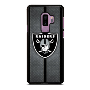 LAS VEGAS RAIDERS NFL METAL STRIPE Samsung Galaxy S9 Plus Case Cover