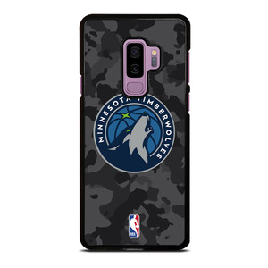 MINNESOTA TIMBERWOLVES BLACK CAMO Samsung Galaxy S9 Plus Case Cover