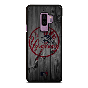 NEW YORK YANKEES BASEBALL MLB WOOD LOGO Samsung Galaxy S9 Plus Case Cover