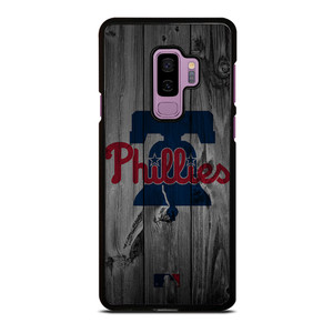 PHILADELPHIA PHILLIES BASEBALL MLB WOOD LOGO Samsung Galaxy S9 Plus Case Cover