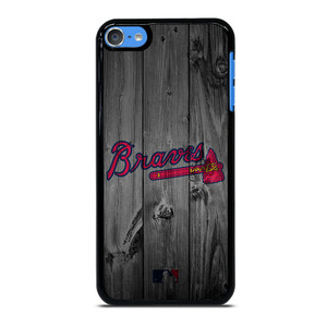 ATLANTA BRAVES BASEBALL MLB WOOD LOGO iPod Touch 7 Case Cover ATLANTA BRAVES BASEBALL MLB WOOD LOGO iPod Touch 7 Case Cover