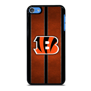 CINCINNATI BENGALS NFL METAL STRIPE iPod Touch 7 Case Cover CINCINNATI BENGALS NFL METAL STRIPE iPod Touch 7 Case Cover